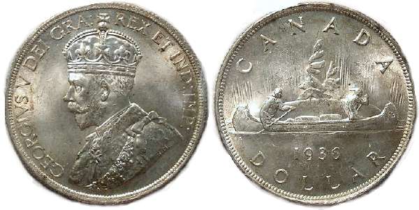 Canada 1936 dollar