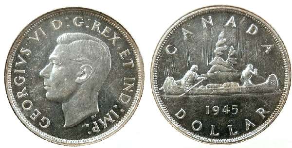 Canada 1945 dollar