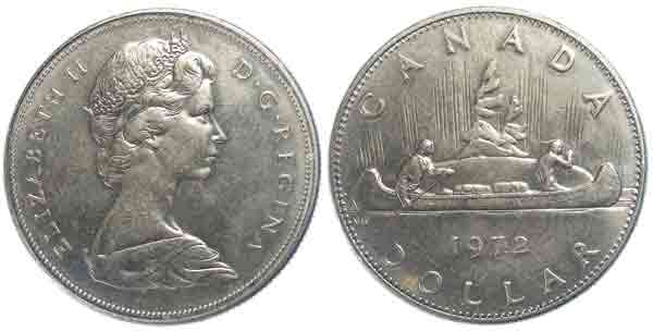 1972 nickel dollar