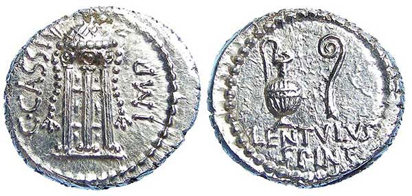 cassius denarius