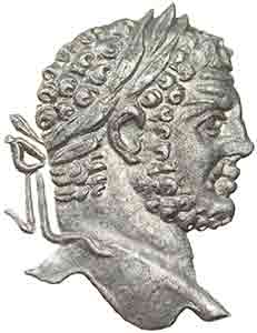 Caracalla denarius.