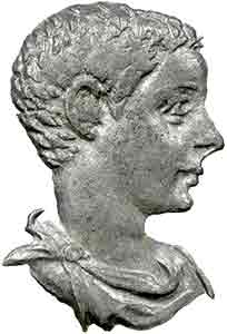 Macrinus denarius.