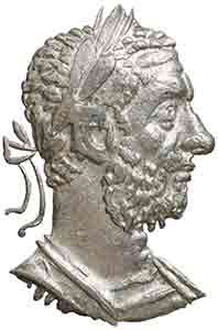 Macrinus denarius.
