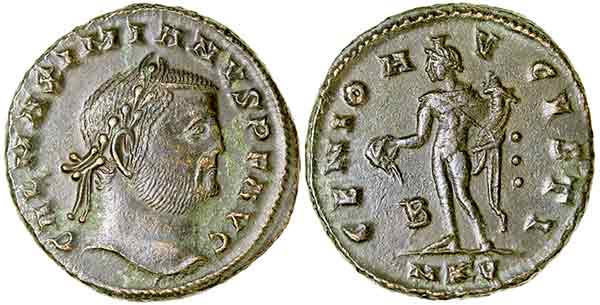 galerius well centered follis