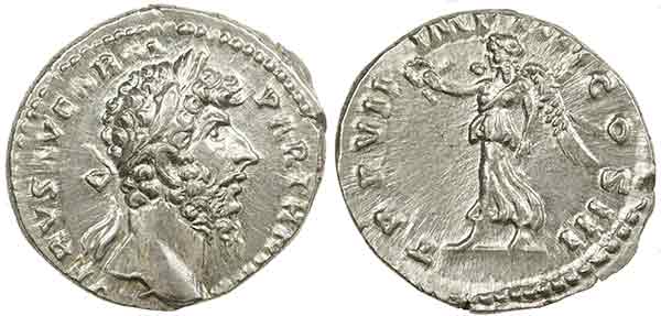 lucius verus mint state denarius