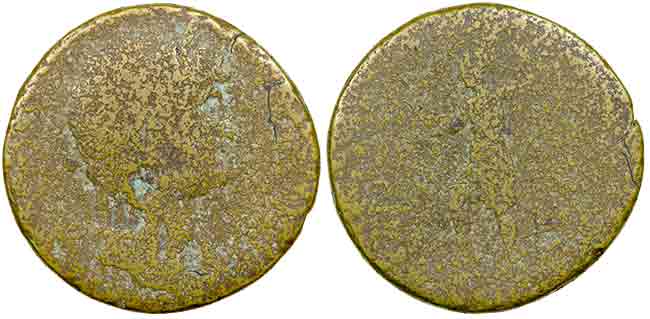 roman sestertius in fair