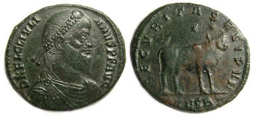 Julian II. AD 361 to 363. AE 1.