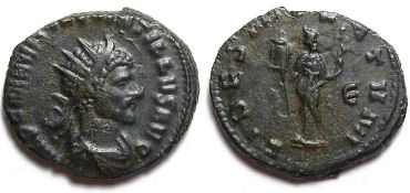 Quintillus, AD 270. AE antoninianus