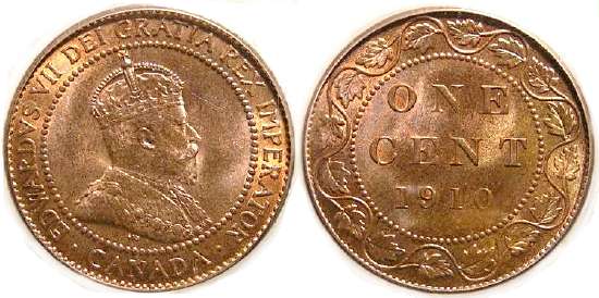 Canada 1910 cent
