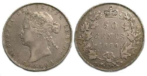 1870 half dollar
