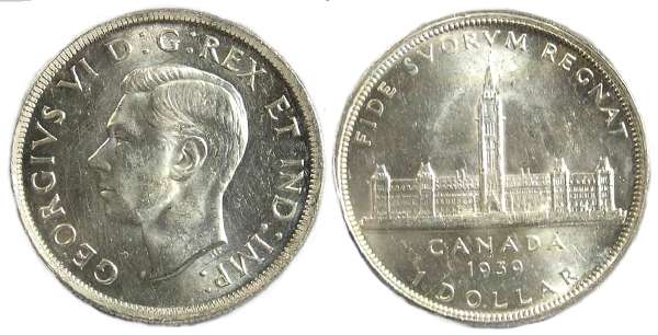 Canada 1939 dollar