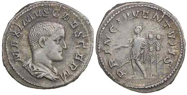 maximus denarius xf/vg