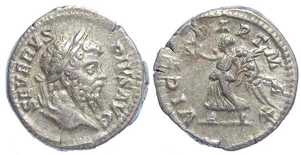Septimius severus average style denarius
